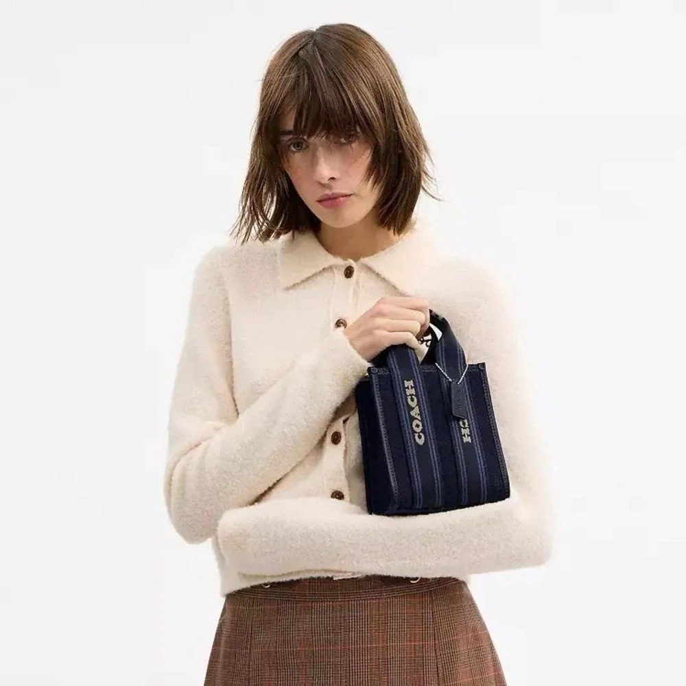Coach‎ Smith Mini Tote Bag CCL74 Dark Denim Multi Denim NEW